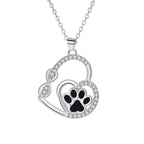 Infinite Love Paw Necklace - Forever Connected