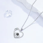 Heartfelt Paw Chain with Zirconia - Loyal Companions