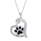 Heart & Paw Necklace - A Reminder of Loyal Companions