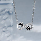 Infinite Love Paw Chain with Zirconia