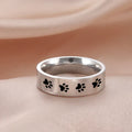 Paw Ring in Stainless Steel – Symbolic Jewelry for Animal Lovers