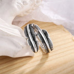 Feather of an Angel – Adjustable Memory Ring