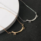 Golden Dachshund Necklace for Women